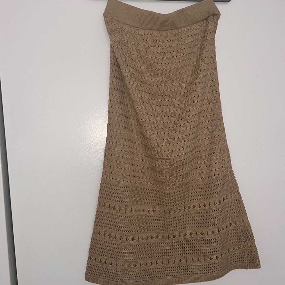 Crochet long skirt